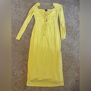 AFRM Yellow Maxi Dress